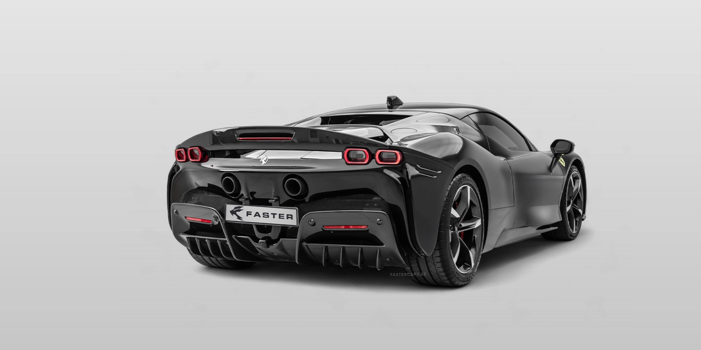 Ferrari SF90 Back Side View